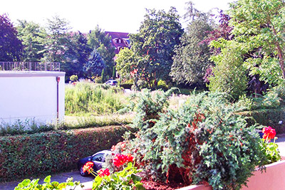 Appartement 12a: Aussicht vom Balkon